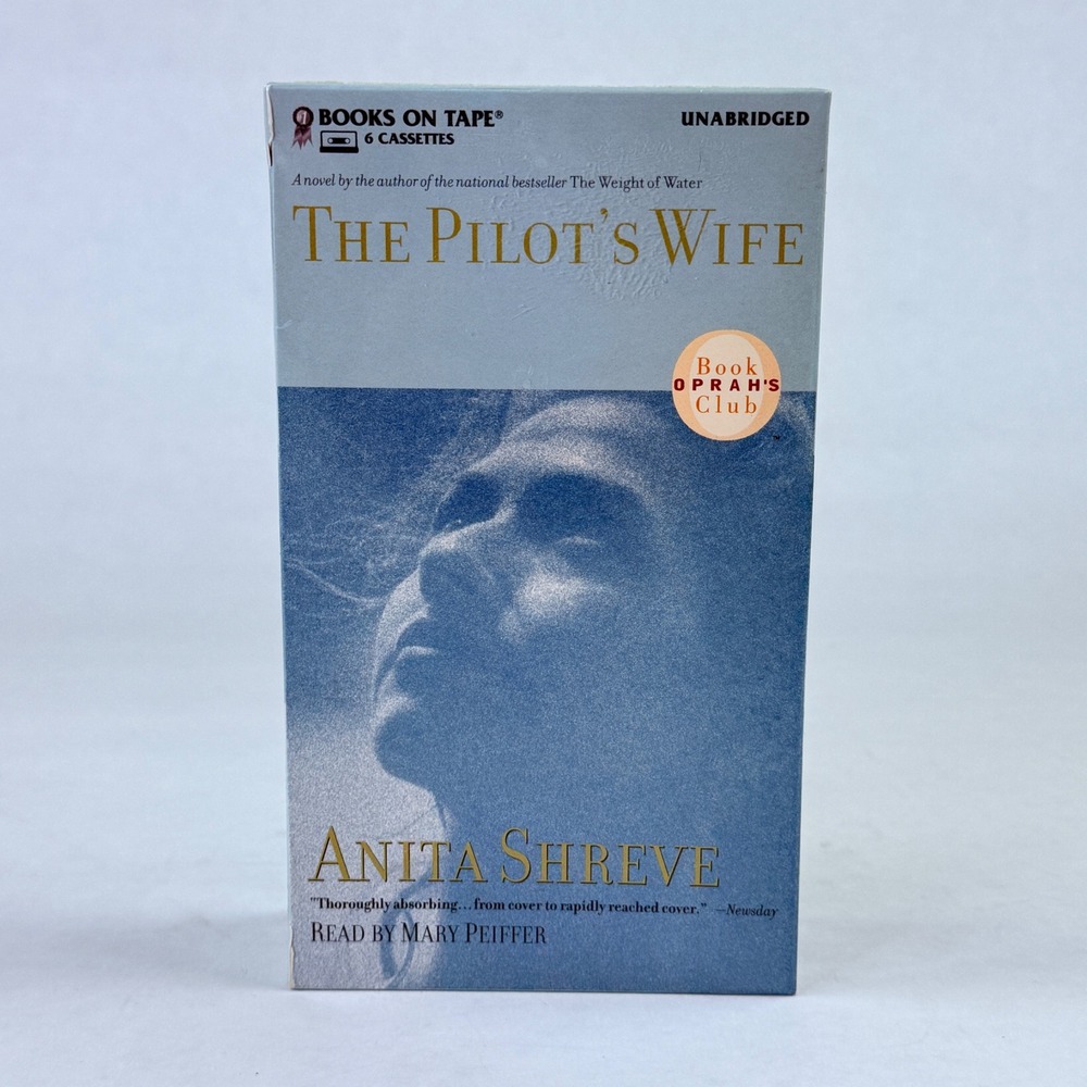 The Pilot's Wife‎ Anita Shreve 6 Cassette Tape Audiobook Unabridged 1998 Sealed